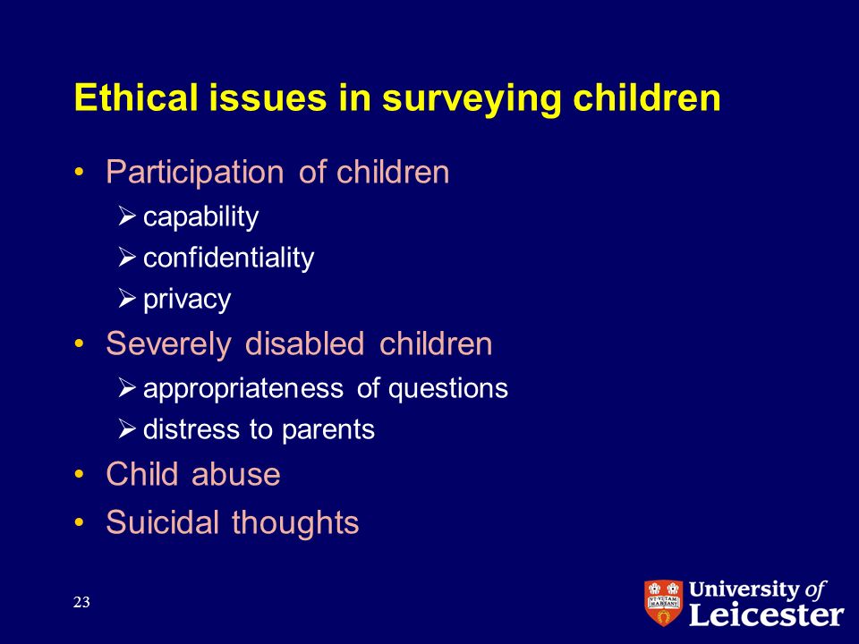 Ethical dilemma the ethical response cycle about child participation